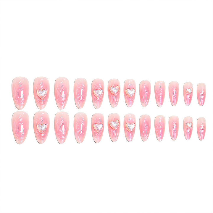 Artful Nail Tips with Transparent Design Kalsten