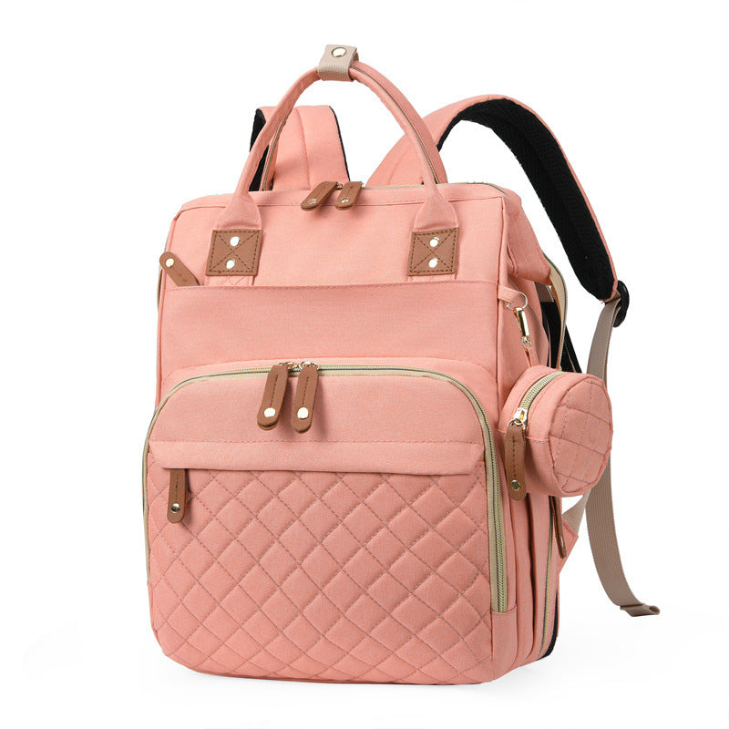 Versatile Multi-Pocket Quilted Backpack Kalsten
