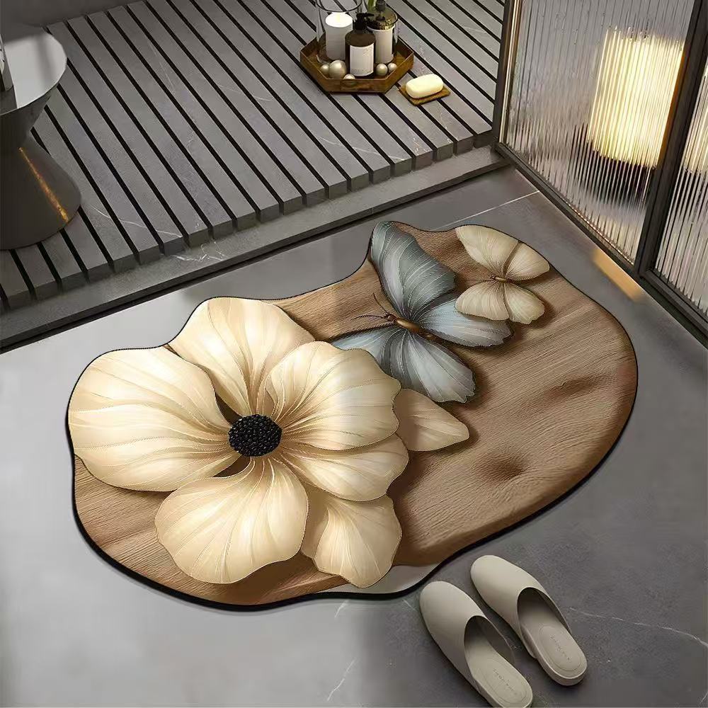 Floral Design Area Mat Kalsten