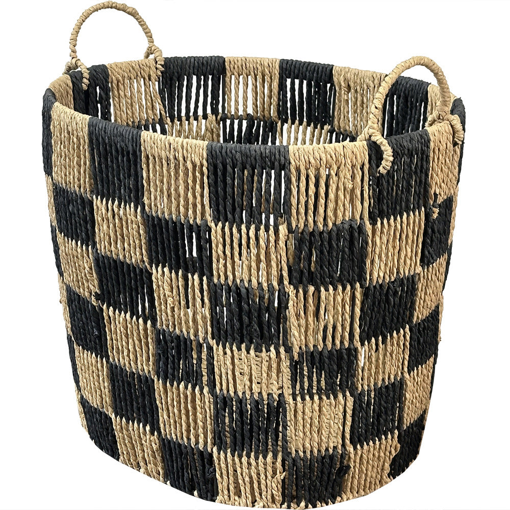 Stylish storage basket with handles Kalsten