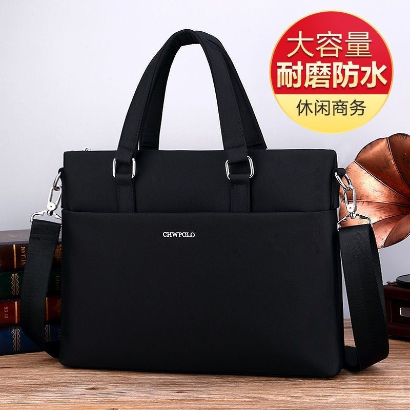 Stylish Laptop Briefcase With Water-Repellent Material And Adjustable Shoulder Strap Kalsten