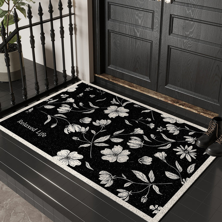 Floral Print Decorative Entry Mat Kalsten