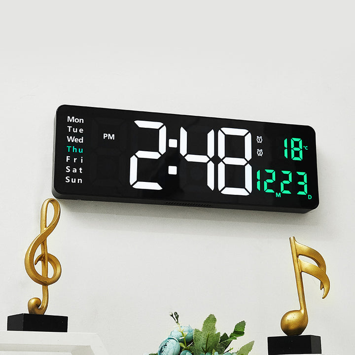 Digital wall clock with multifunctional LED display Kalsten