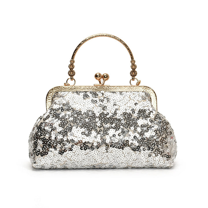 Elegant Sequined Evening Clutch