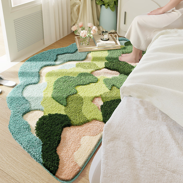 Botanical Leaf Bath Mat Kalsten