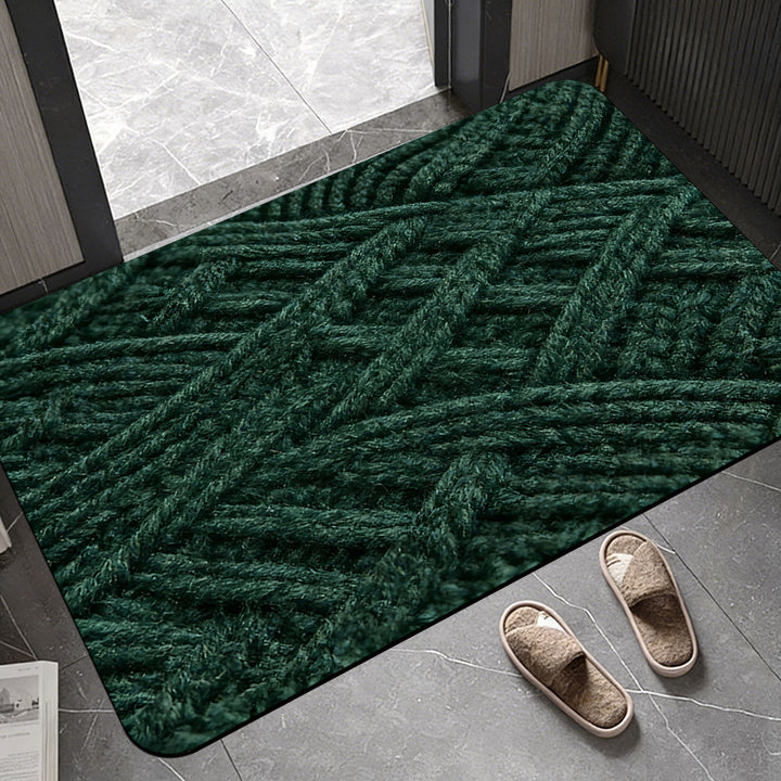 Plush Textured Door Mat