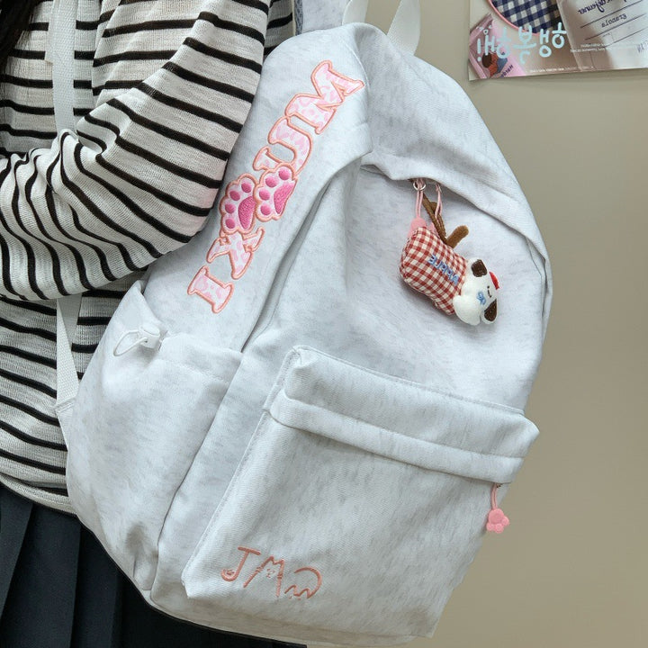 Embroidered Character-Themed Backpack Kalsten