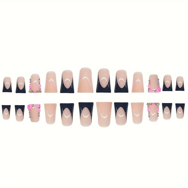 Luxury Floral Decorative Press-On Nails Kalsten