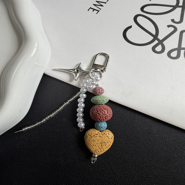 Decorative Beaded Charm Keychain Kalsten 1790135647