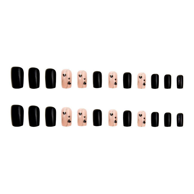 Creative Nail Tips with Heart Motifs Kalsten