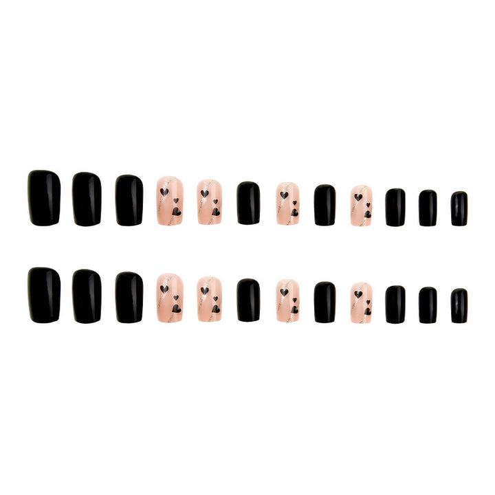 Creative Nail Tips with Heart Motifs Kalsten