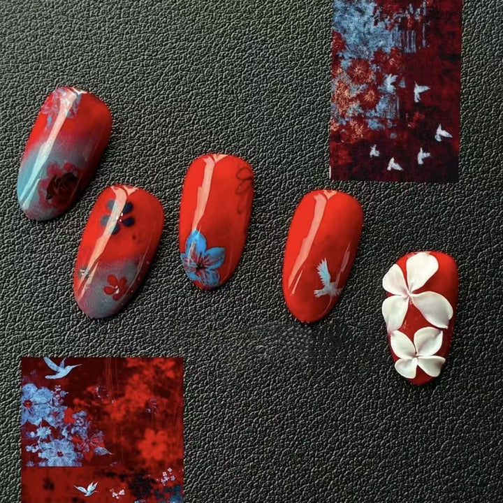 Stylish Artistic Press-On Nail Set Kalsten