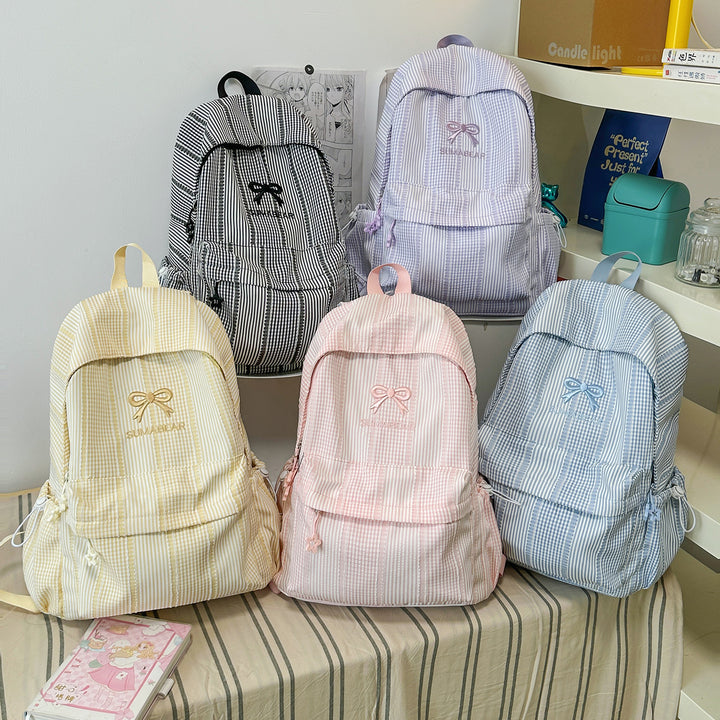 Casual Striped Backpack Kalsten