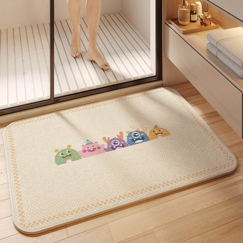 Cute Animal-Themed Non-Slip Bath Mat for Bathroom
