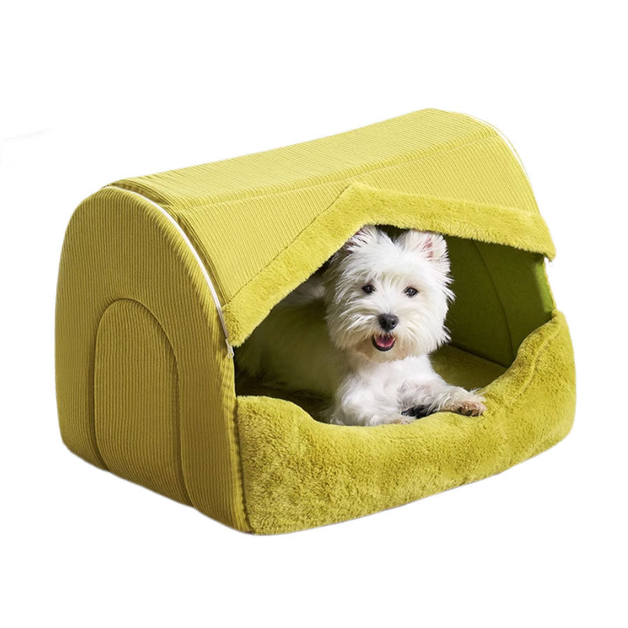 Cozy Enclosed  Retreat  Dog Bed