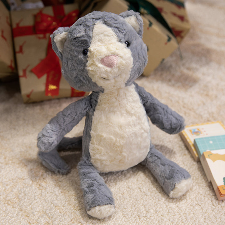 Plush Sitting Long-Limbed Cat Cuddle Companion Kalsten