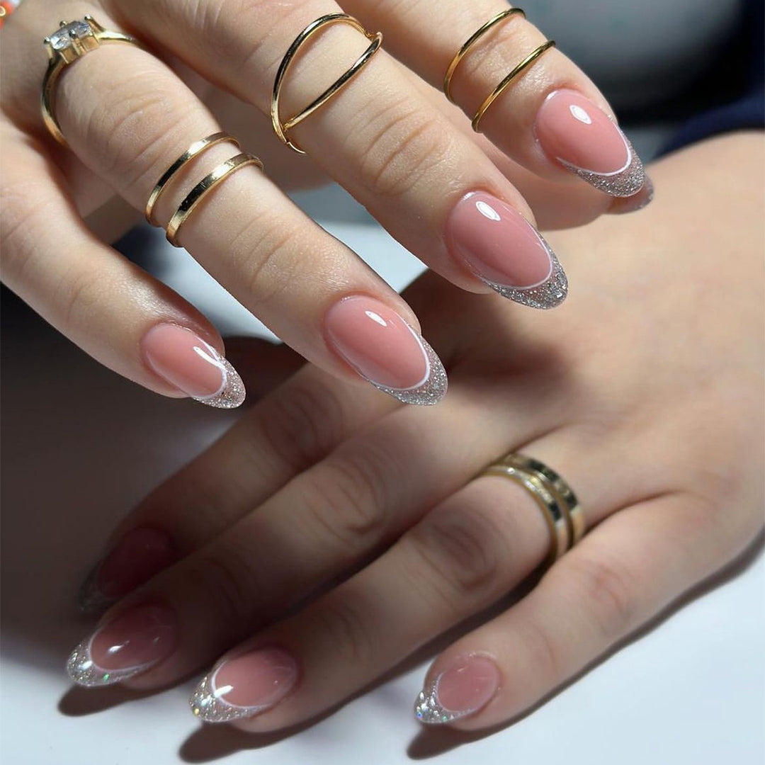 Elegant French Tip Press-On Nail Set Kalsten