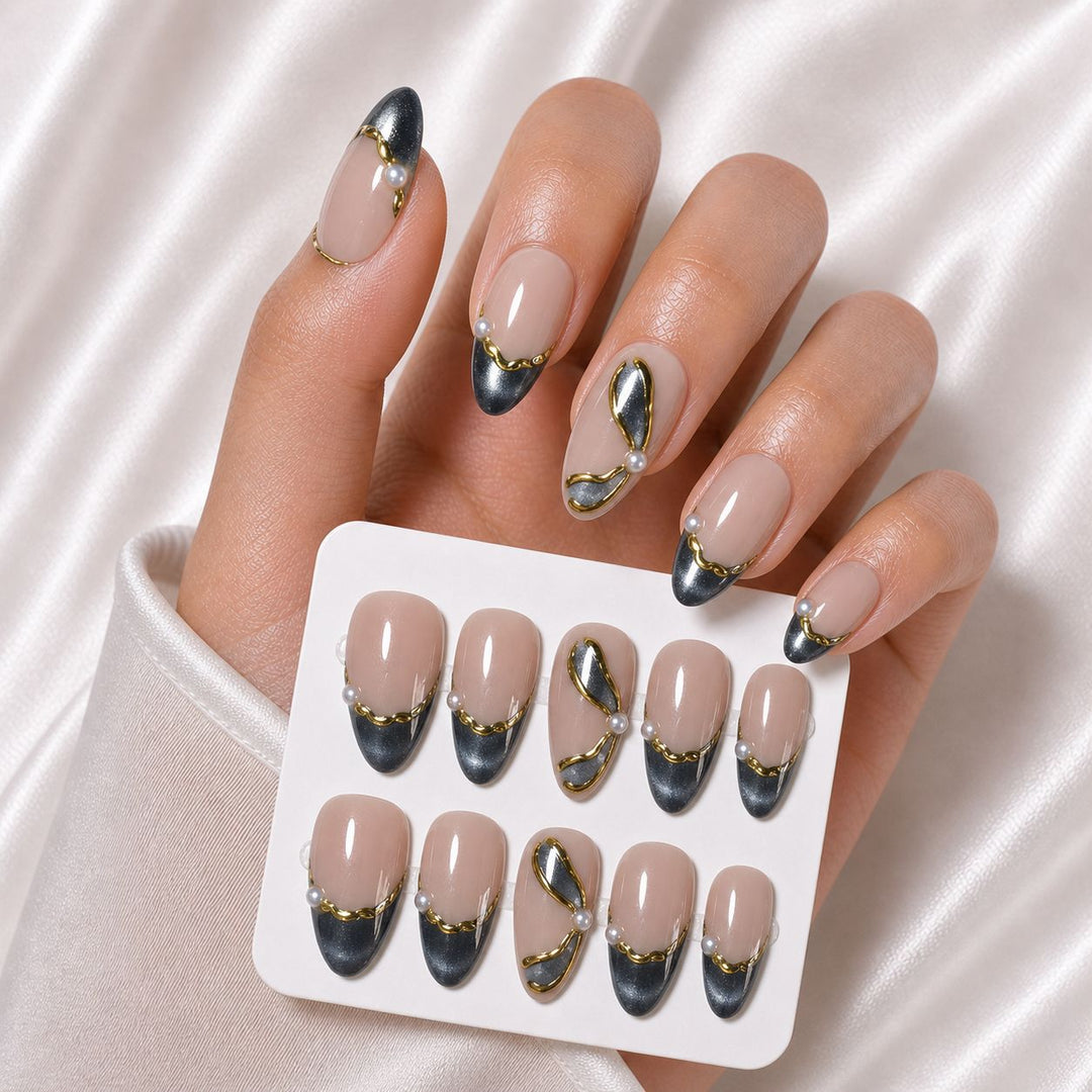 Elegant Press-On Nail Set Kalsten