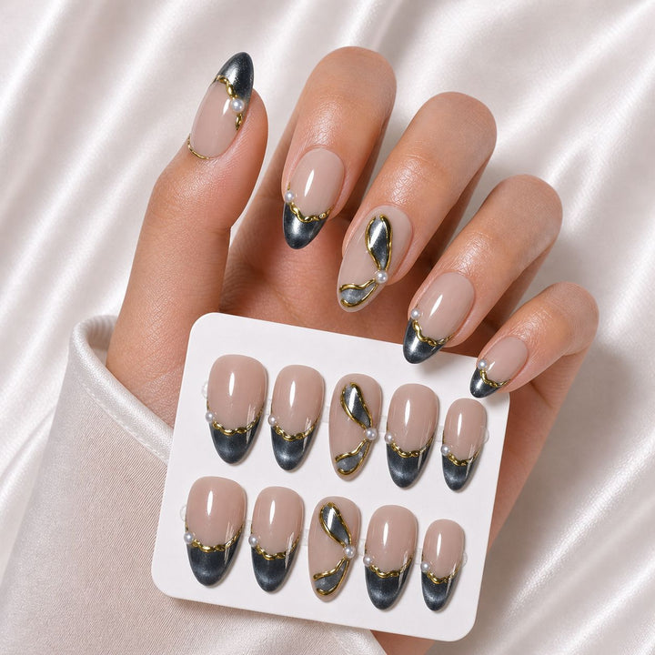 Elegant Press-On Nail Set Kalsten