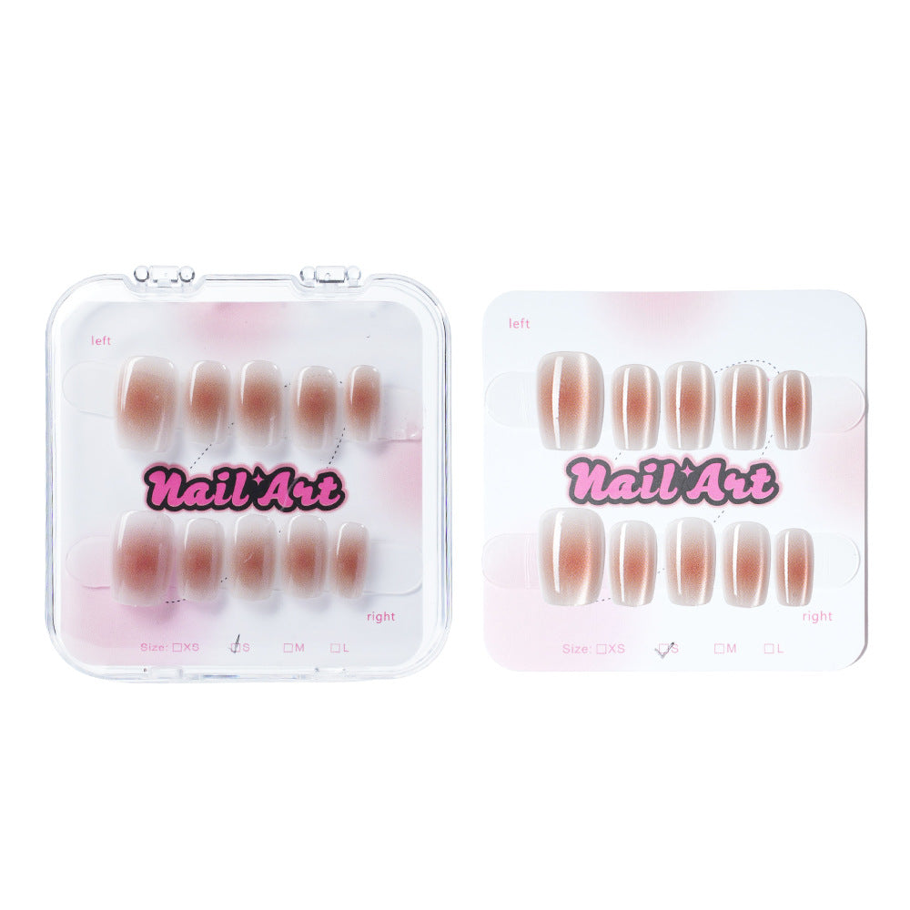 Glossy Press-On Nail Art Set Kalsten