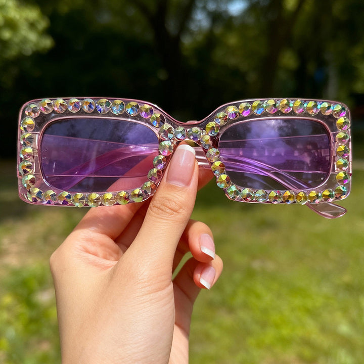 Decorative Rhinestone-Embellished Sunglasses Kalsten