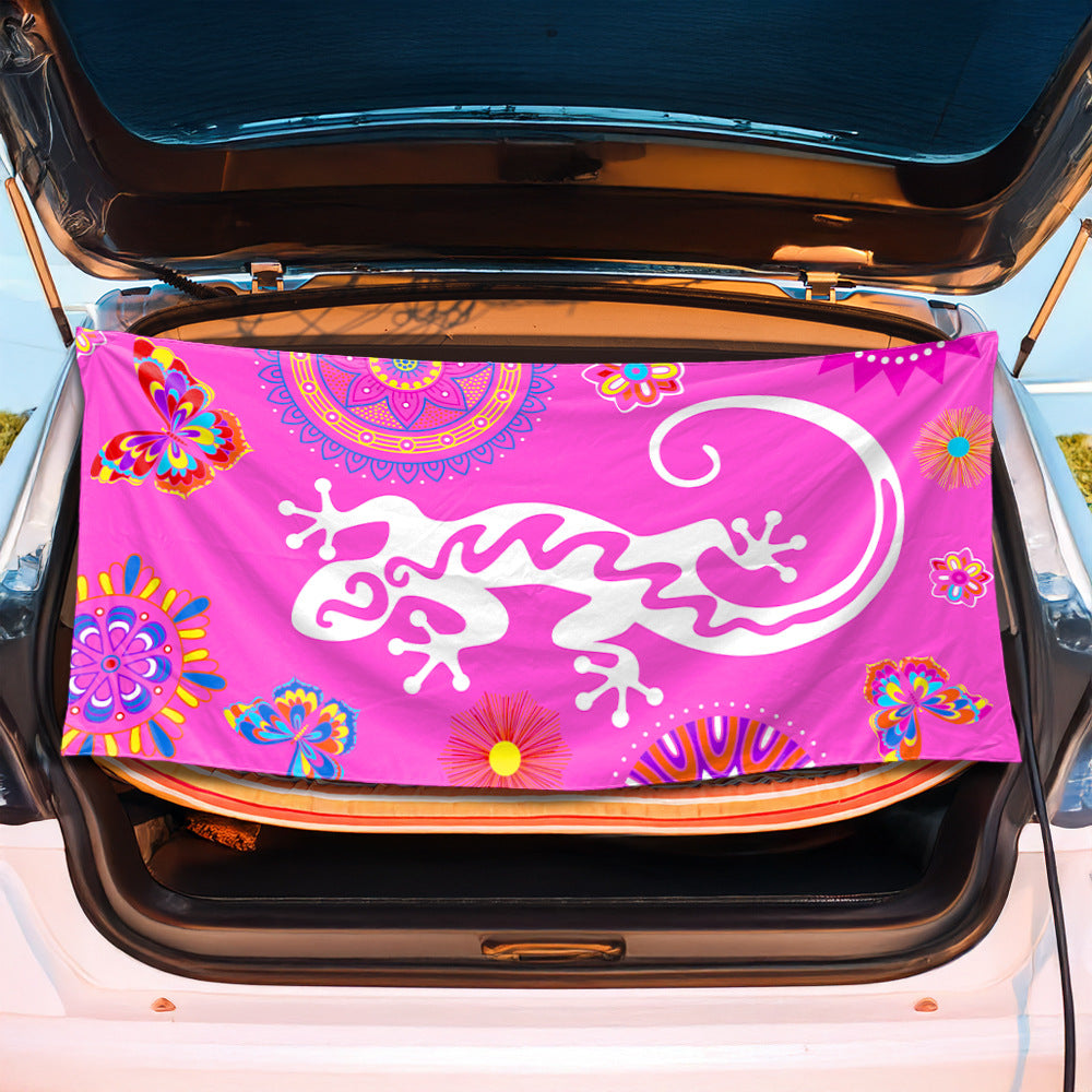 Trunk mat in creative flamingo design Kalsten