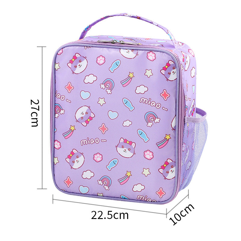 Stylish Cartoon-Themed Insulated Lunch Bag Kalsten