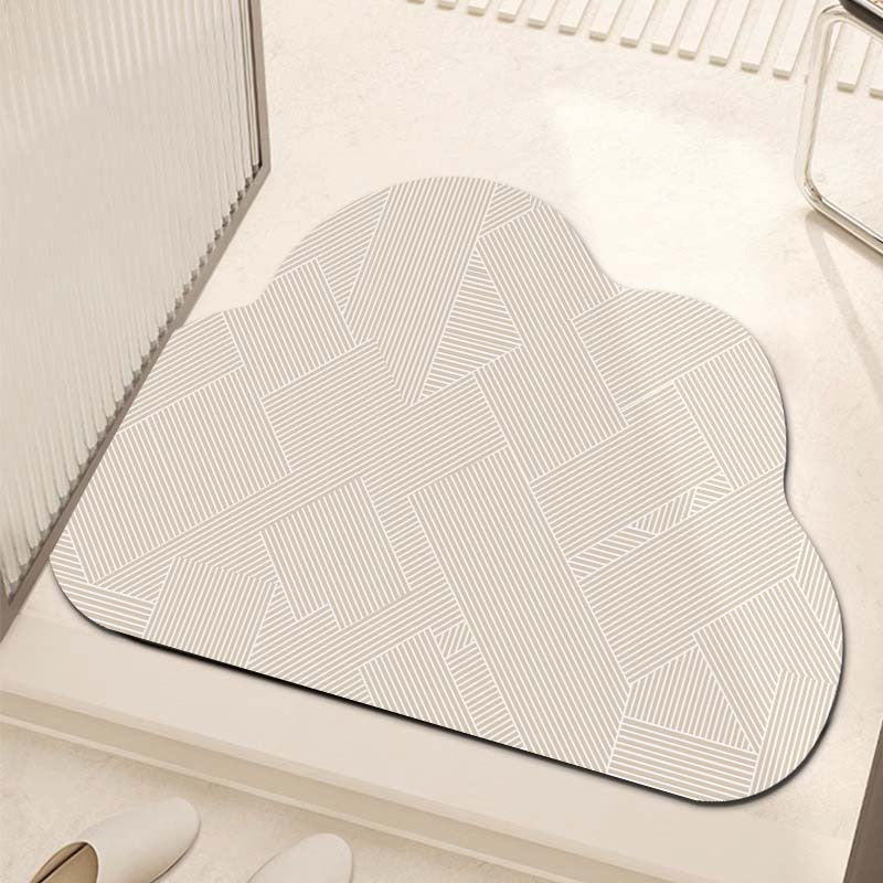 Decorative Cloud-Shaped Area Mat