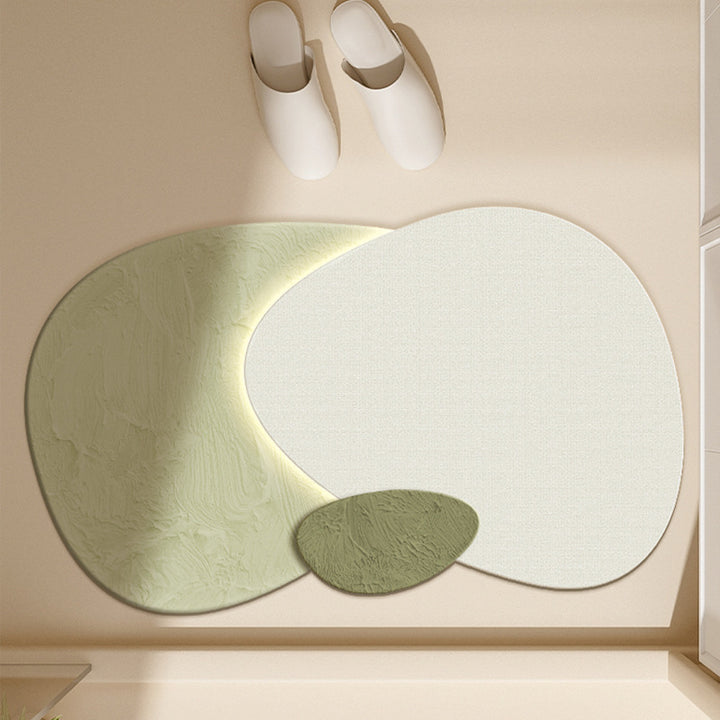 Floral-Inspired Decorative Bath Mat Kalsten