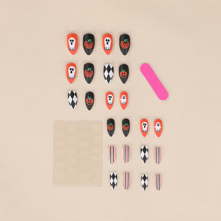 Halloween Theme Artificial Nails Kalsten