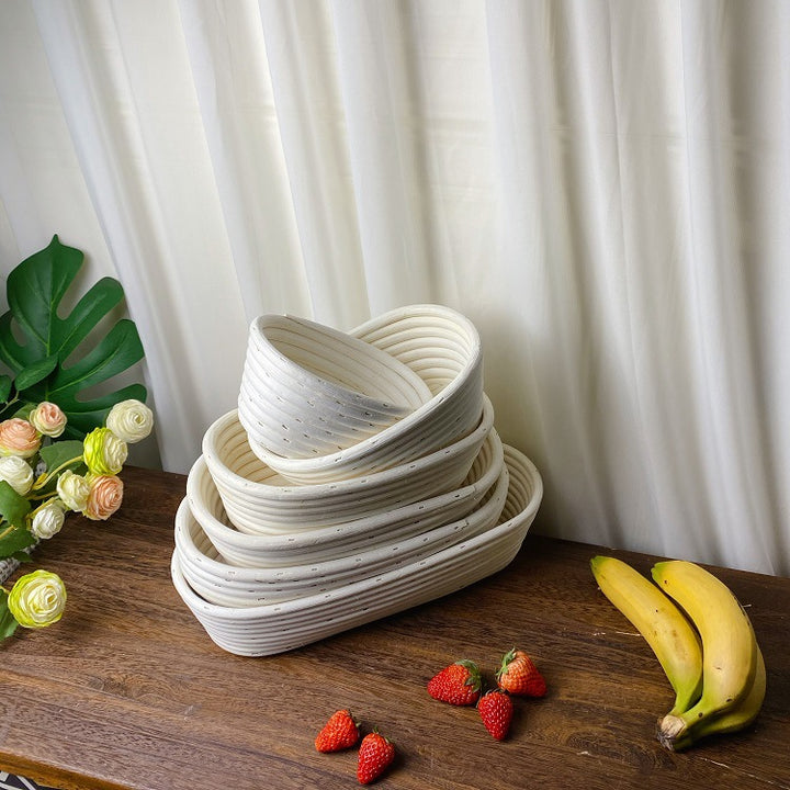 Artisan Woven Bread Proofing Basket Set Kalsten