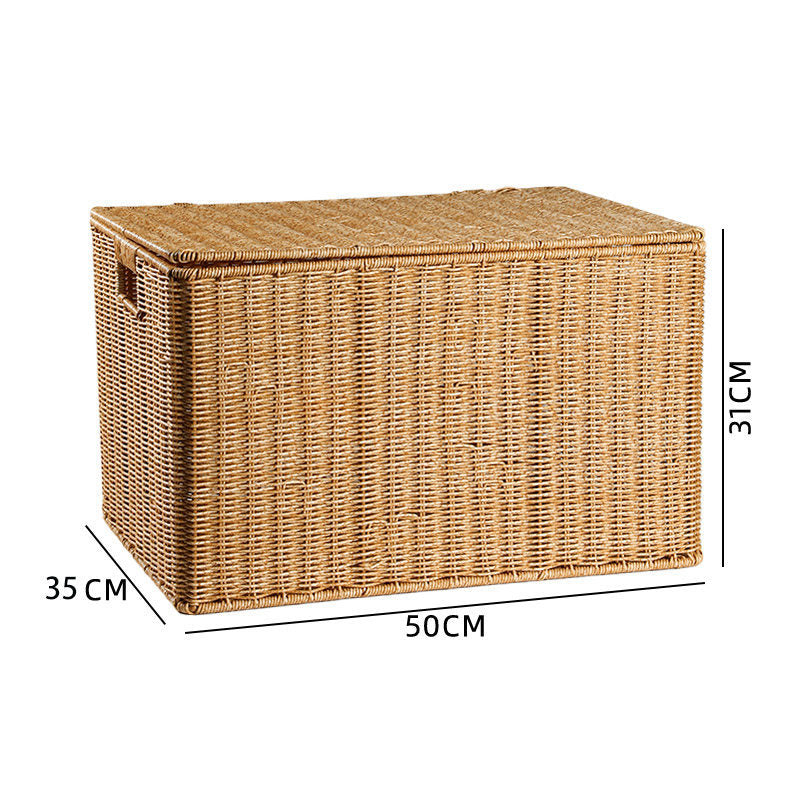 Woven Rectangular Storage Cube with Handles Kalsten
