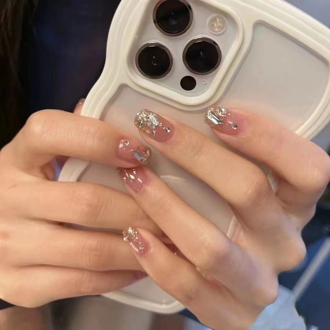 Glamorous Glittery Press-On Nail Set