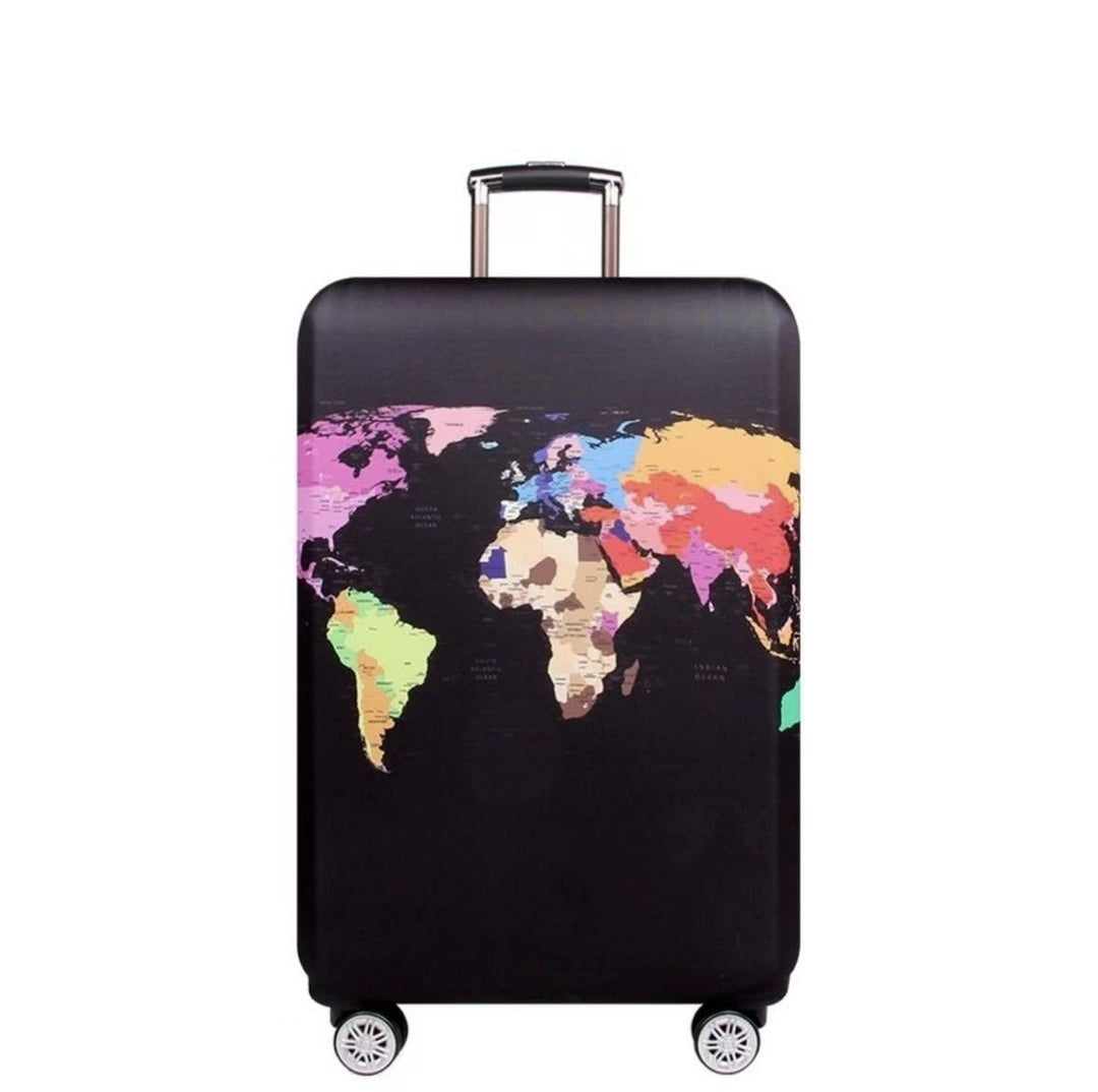 Women's suitcase cover in robust camouflage pattern Kalsten