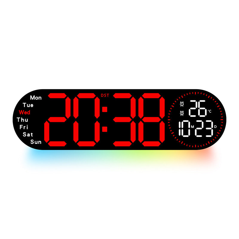 Digital multifunction alarm clock with temperature and weather display Kalsten