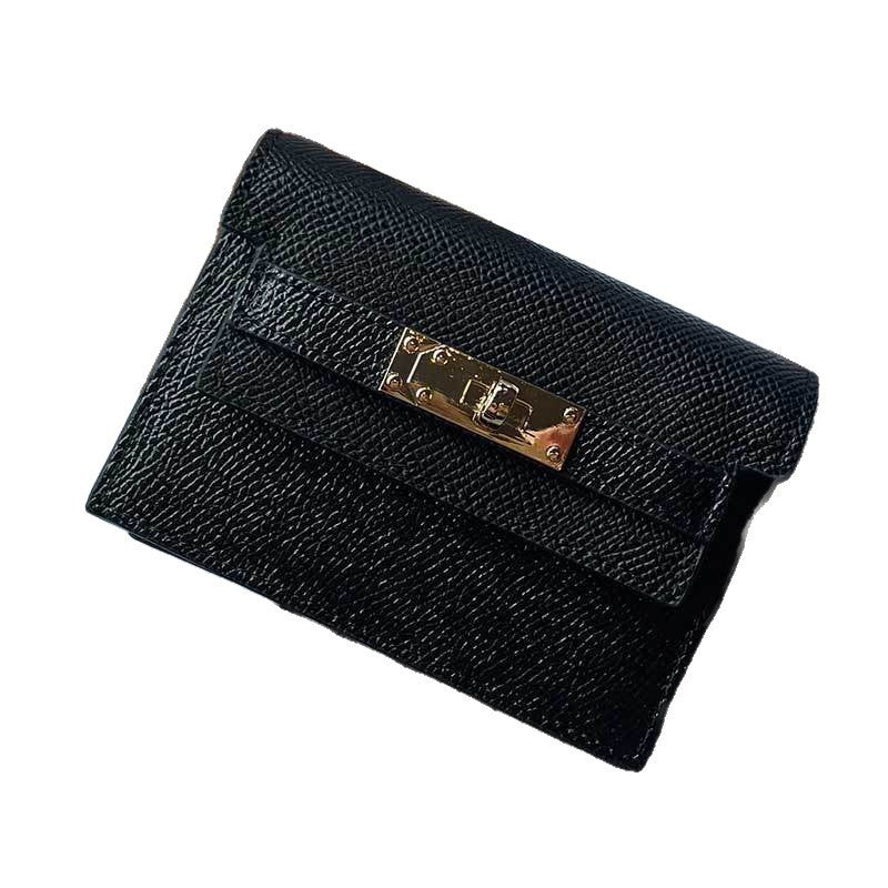Premium Leather Cardholder with Elegant Closure Kalsten