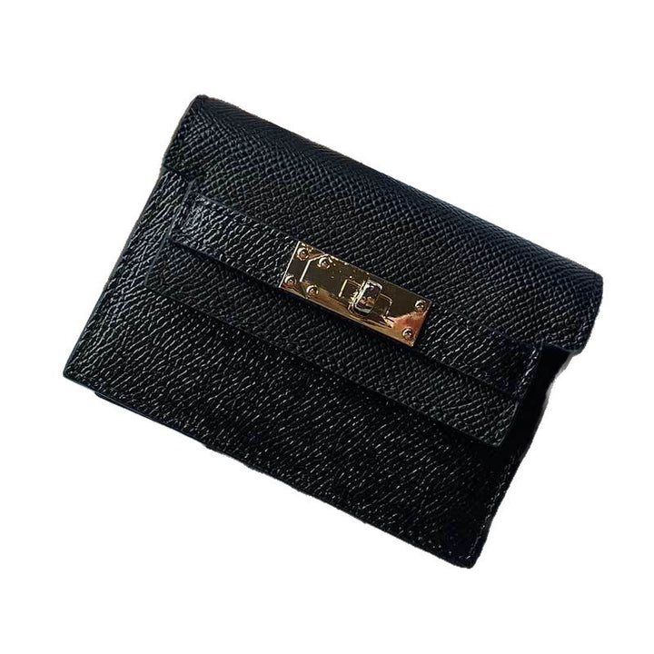 Premium Leather Cardholder with Elegant Closure Kalsten