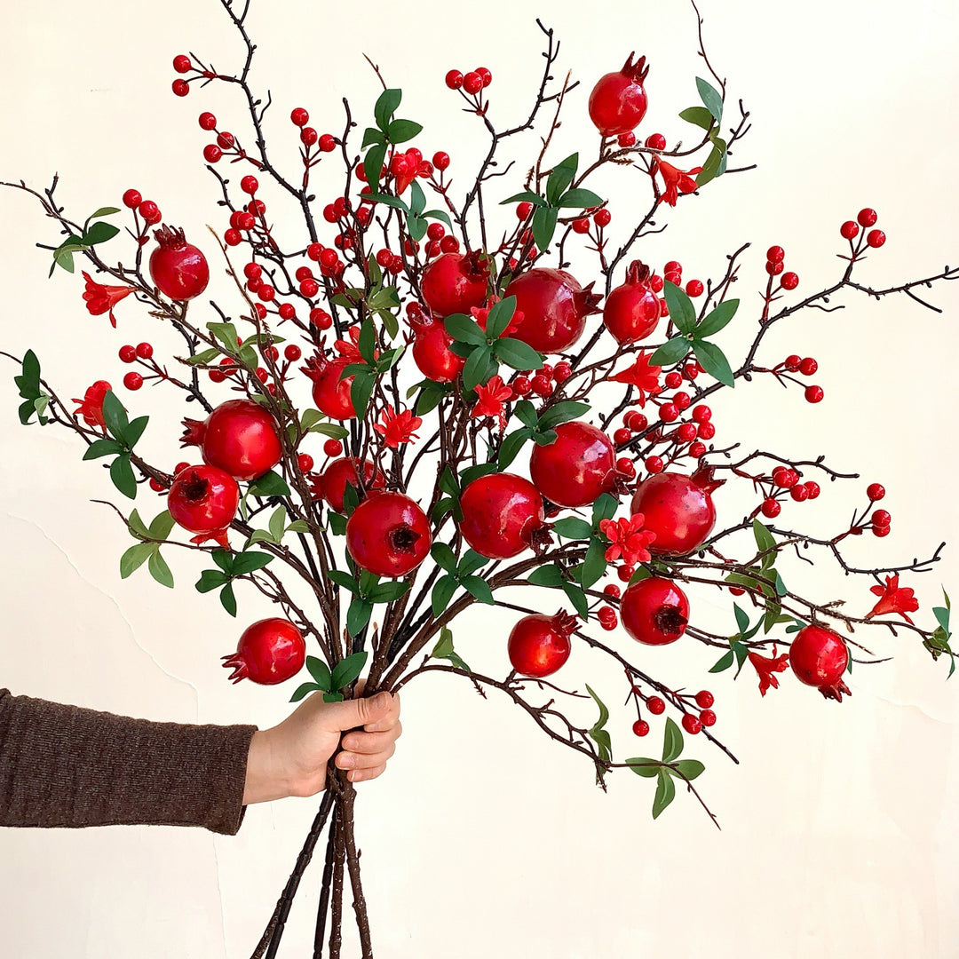 Decorative Pomegranate Blossom Arrangement