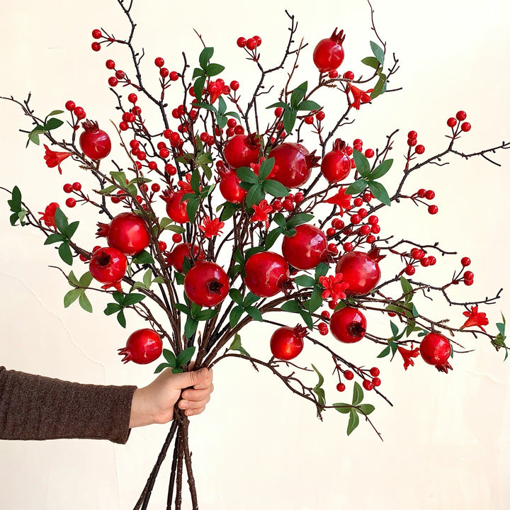 Decorative Pomegranate Blossom Arrangement