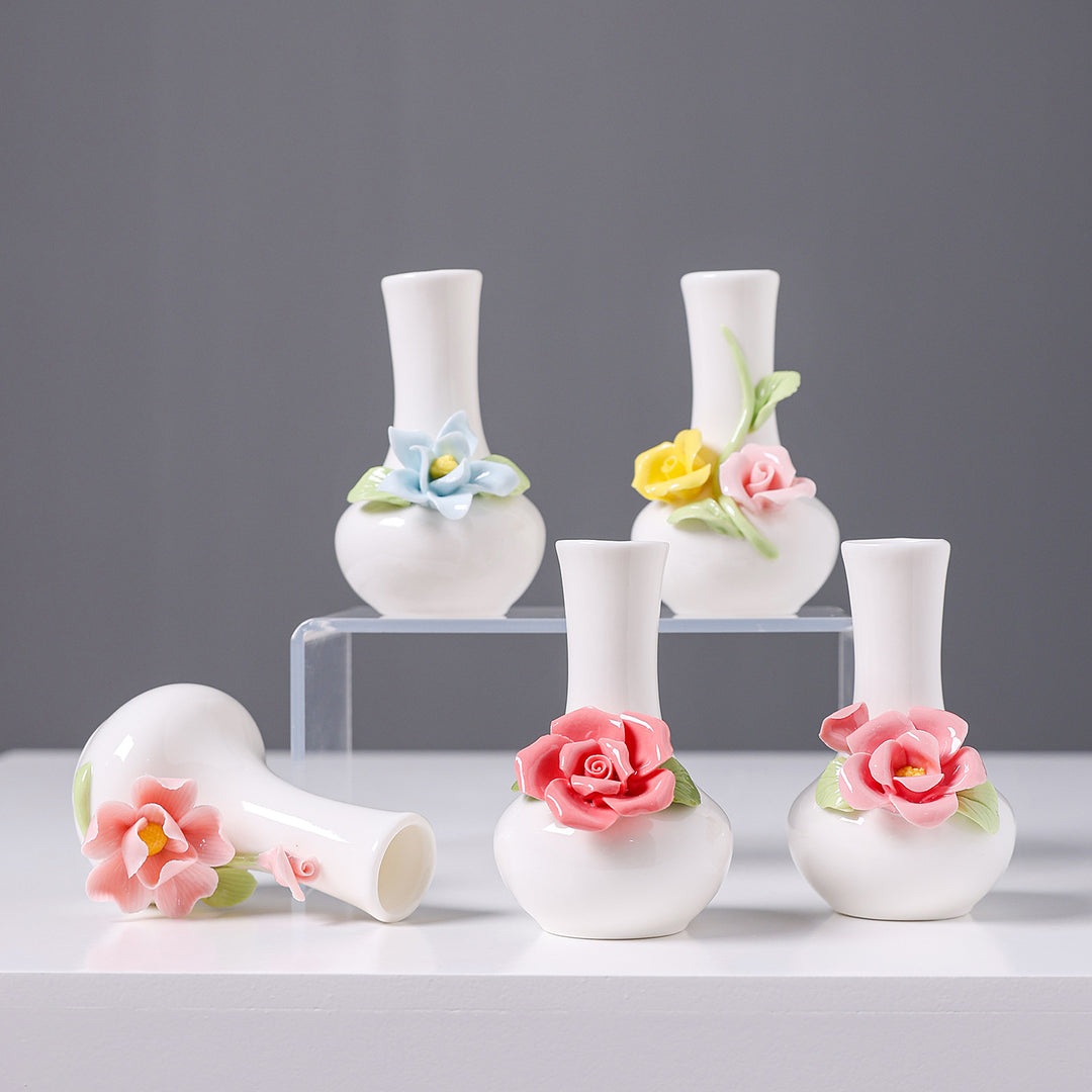 Floral Ceramic Vase