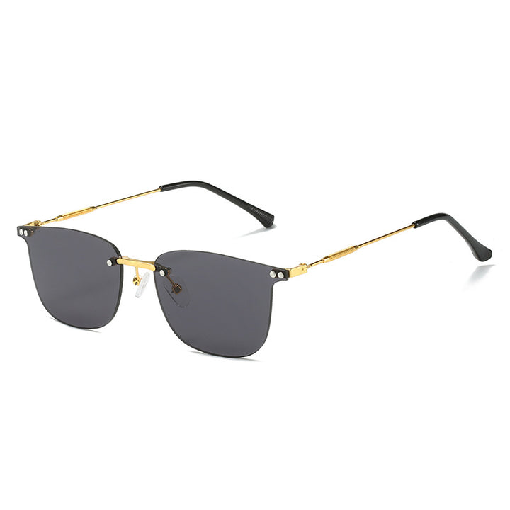 Ladies stylish geometric sunglasses with modern glass elements Kalsten