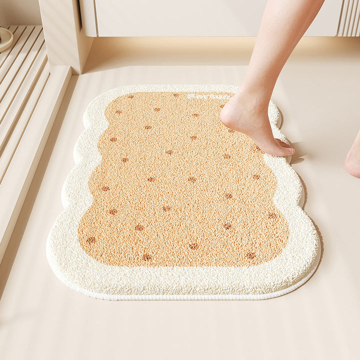 Soft Textured Decorative Bathroom Mat Kalsten