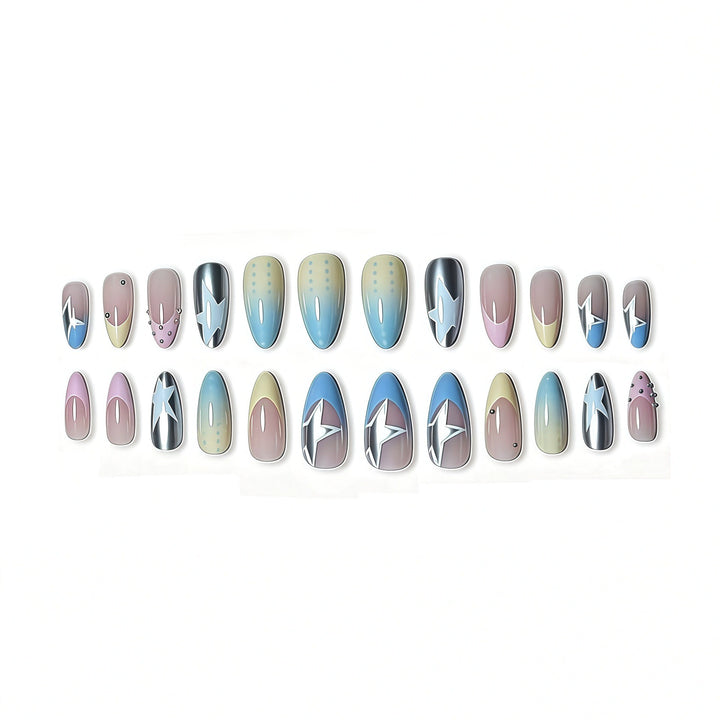 Chic Decorative Press-On Nail Art Kalsten