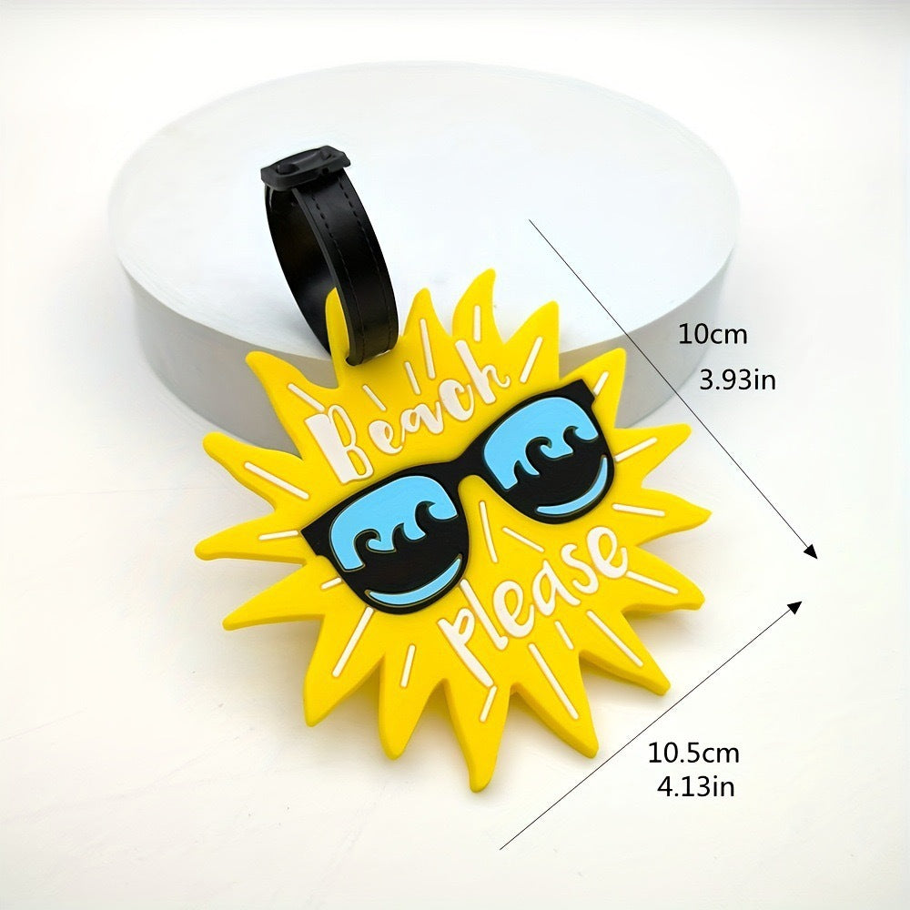 Heart-Shaped Silicone Luggage Tag Kalsten