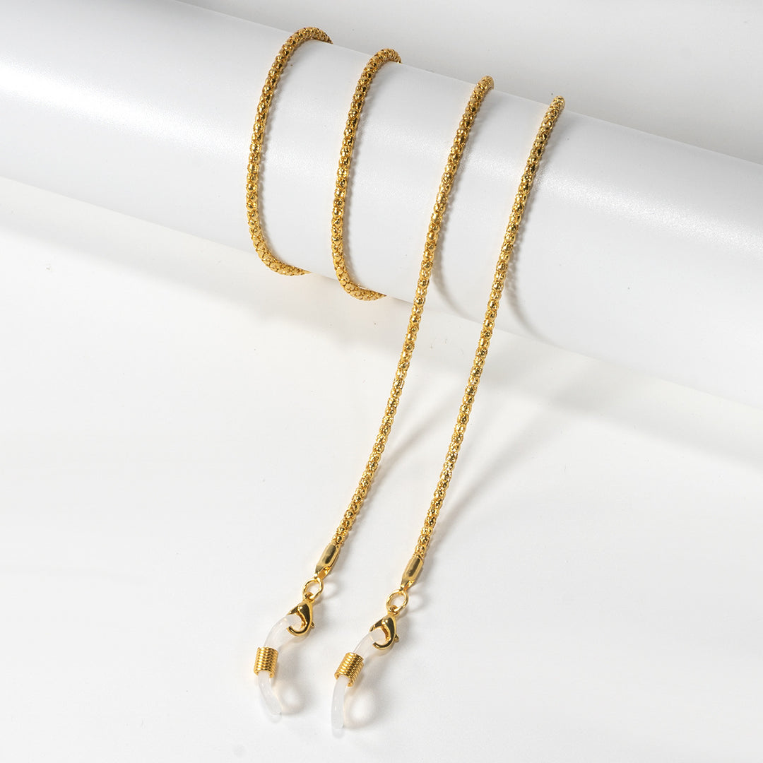 Elegant Silver-Plated Eyewear Chain Kalsten