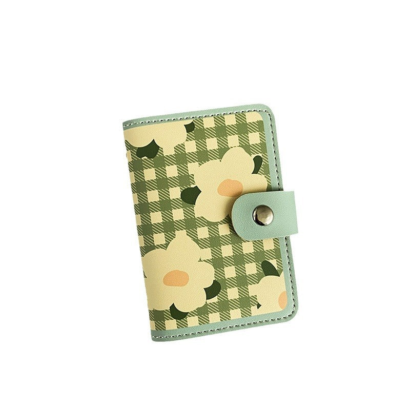 Floral Print Zippered Cardholder Kalsten