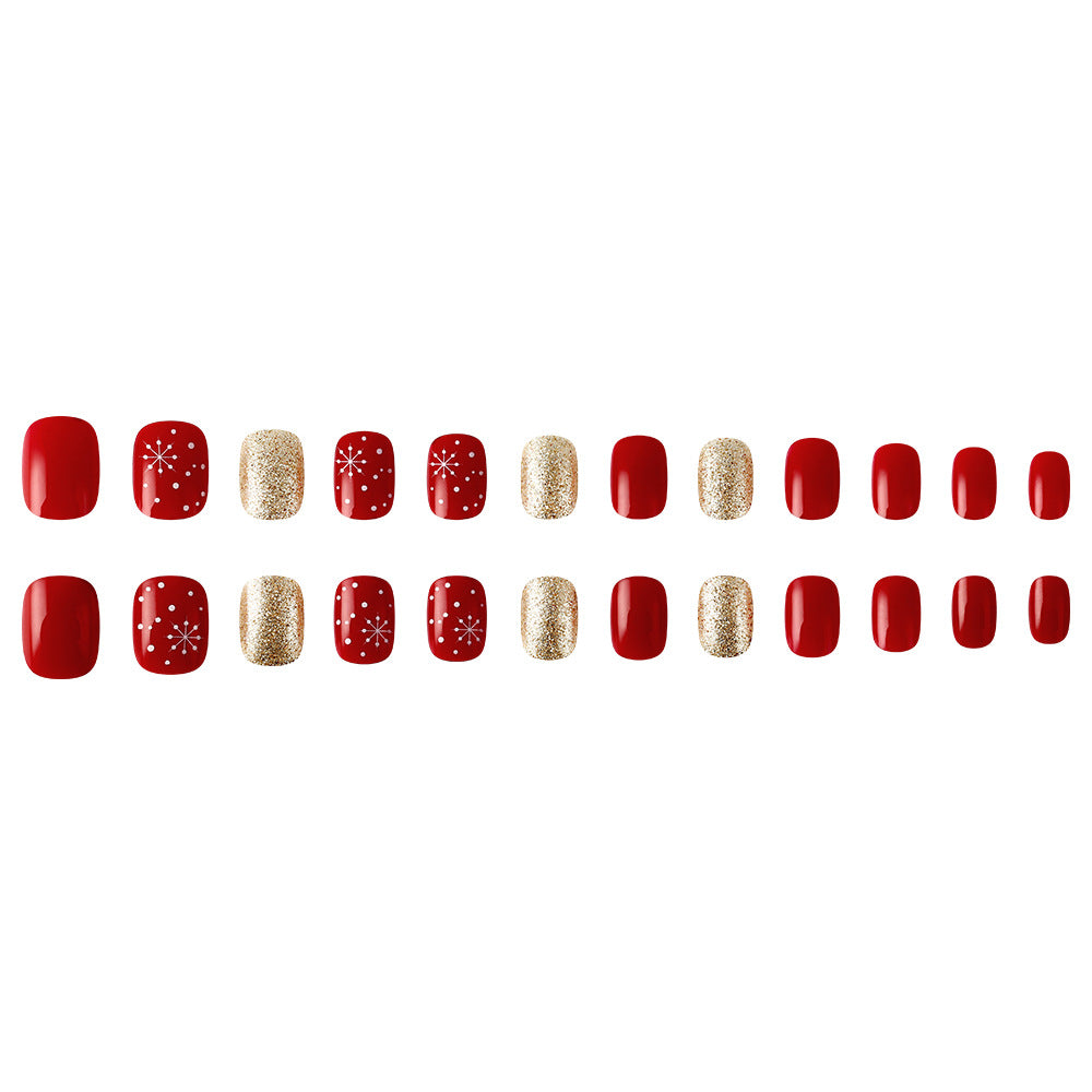 Winter-Themed Gel Nail Art Set Kalsten
