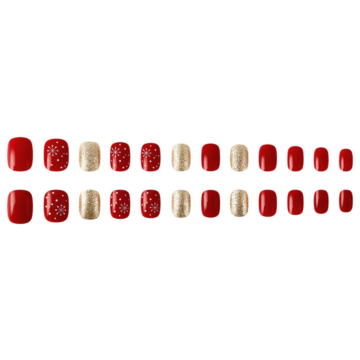 Winter-Themed Gel Nail Art Set Kalsten