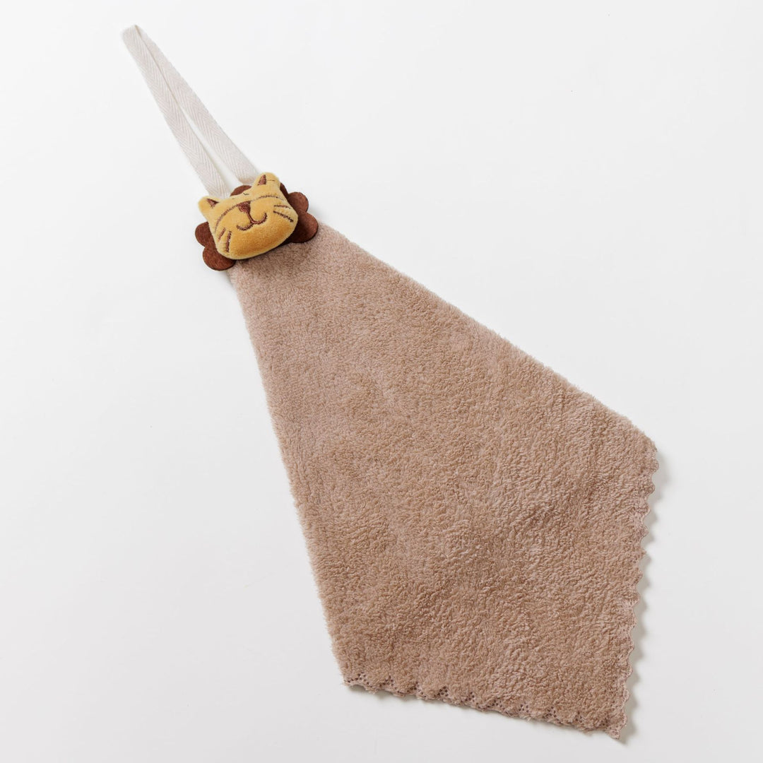 Plush Mouse Hooded Baby Bath Towel with Hanging Loop
