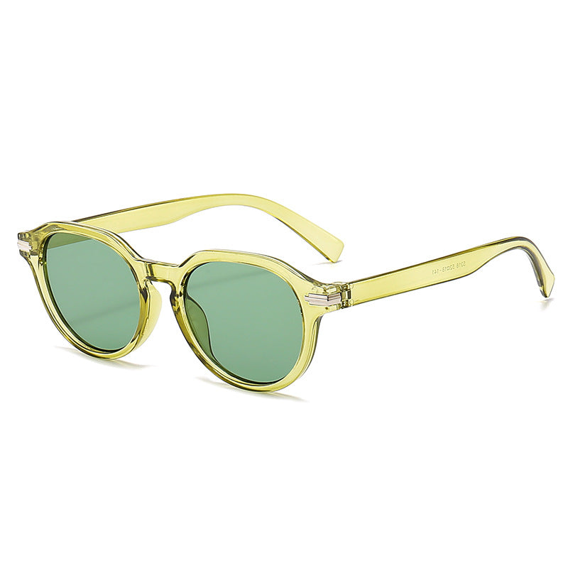 Retro Round Frame Sunglasses